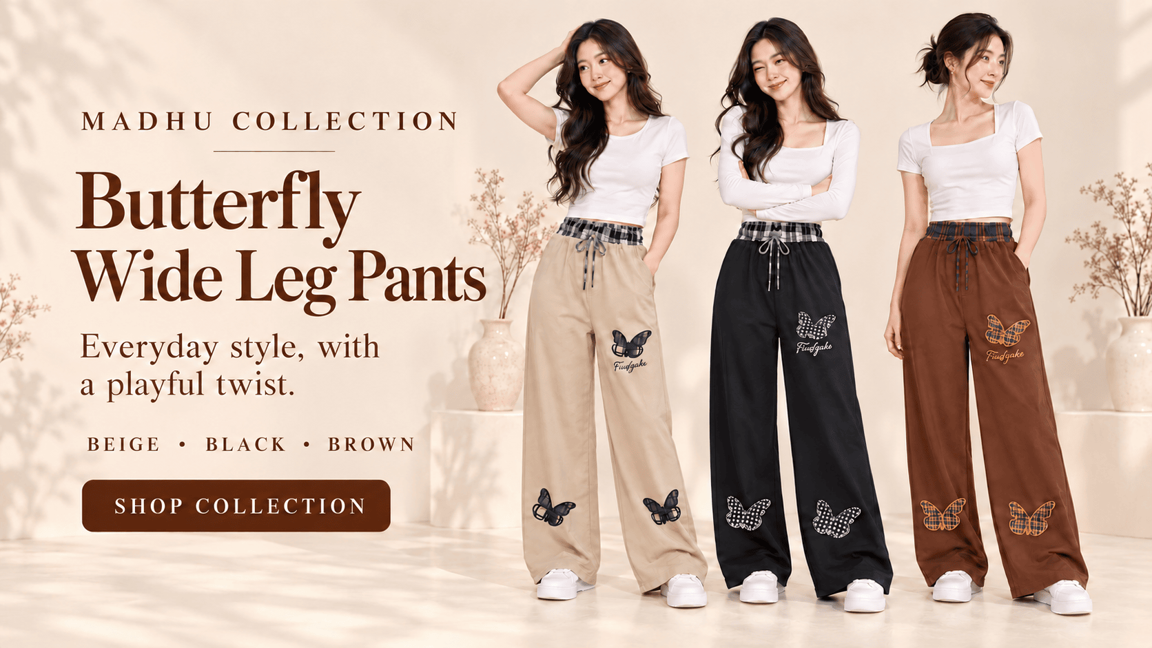 Butterfly Wide-Leg Pants – Colour Collection Banner.