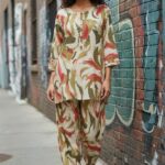 Earthy Abstract Brushstroke Co-Ord Set