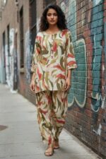 Premium Poly Cotton Printed Women's Co-Ord Set | Adjustable Fit (M-XXL) - Image 10