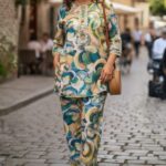 Ocean Swirl Abstract Print Co-Ord Set