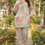 Pastel Watercolor Floral Relaxed Co-Ord Set