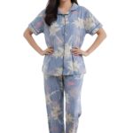 Serene Palm Women's Tropical Night Suit