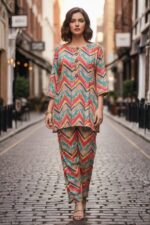 Premium Poly Cotton Printed Women's Co-Ord Set | Adjustable Fit (M-XXL) - Image 9