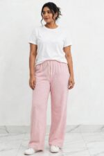 Fit For Today Everyday Relaxed Fit Wide-Leg Lounge Pajama Pants - Free Size up to 3XL | 10 Colors - Image 3