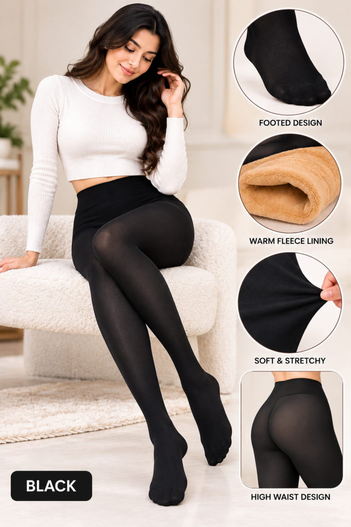 Black Footed Tights Feature Showcase.